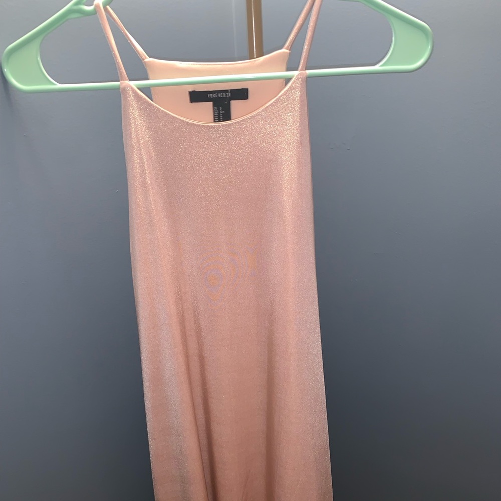 Forever 21 light pink dress with sparkles